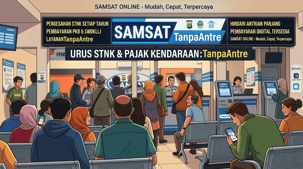 Pengendara motor di jalan raya Indonesia